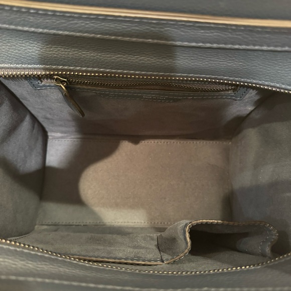 Celine - Micro Luggage Handbag in Baby Drummed Calfskin - Picture 10 of 16